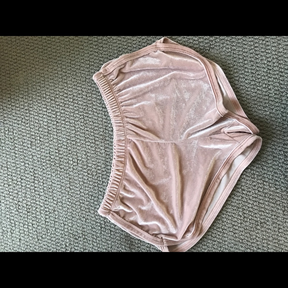 Brandy Melville velvet shorts
